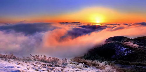 郴州回龍山云海 霧淞 小東江時光隧道騎行 醉美白廊環湖公路 網紅丹霞高椅嶺